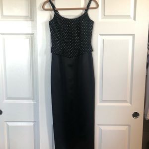 Black Designer Dress By Jessica McClintock!